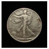 1929-S Walking Liberty XF+ Scarce