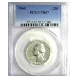 1960 Quarter PCGS PR67