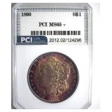 1890 Morgan MS65+ LISTS $2200