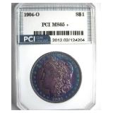1904-O Morgan PCI MS65+ Impressive Color