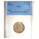 1952 High Relief 25 Cents NNC MS65 Canada