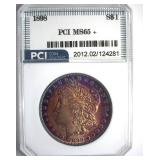 1898 Morgan PCI MS65+ Stunning Color