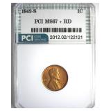 1942-S Cent MS67+ RD LISTS $575