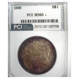 1889 Morgan MS65+ LISTS $475