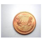 1oz Copper Round Vetus Ordo Seclorum