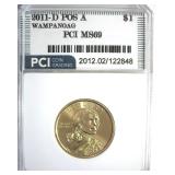 2011-D Pos A Sacagawea $ MS69 LISTS $150 IN 68