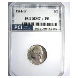 1941-S Nickel MS67+ FS LISTS $3250 IN 67 FS