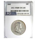 1962 Franklin PR69 DCAM LISTS $3850