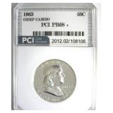 1963 Franklin PR68+ DCAM LISTS $2750