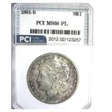 1881-S Morgan MS68 PL LISTS $9000