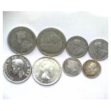 1880 T0 1955 5C-25C VF-BU 8 COINS Canada