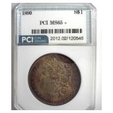 1880 Morgan MS65+ LISTS $950