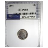 1951 Dime PR68 LISTS $125