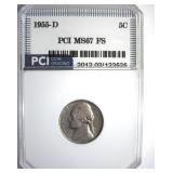 1955-D Nickel MS67 FS LISTS $6500 IN 66 FS