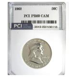 1962 Franklin PR69 CAM LISTS $750