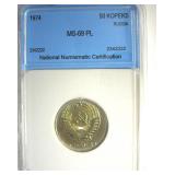 1974 50 Kopeks NNC MS69 PL Russia