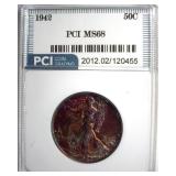 1942 Walking Lib MS68 LISTS $15K Flawless Gem
