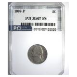 1997-P Nickel MS67 FS LISTS $7500