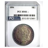 1884 Morgan MS65+ LISTS $450