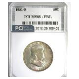 1951-S Franklin MS66+ FBL LISTS $1800