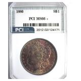 1886 Morgan MS66+ LISTS $750