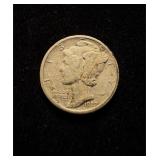 1927-D Dime XF Nice Orig