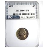 1958 Nickel MS67 FS LISTS $11000 IN 66+ FS