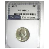 1961-D Quarter MS67+ LISTS $16500