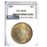 1885 Morgan MS68 LISTS $36000