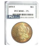 1878-S Morgan MS66+ PL LISTS $7000