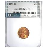 1951-D Cent MS67+ RD LISTS $975