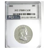 1961 Franklin PR69 Cameo LISTS $2250