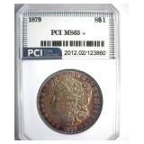 1879 Morgan MS65+ LISTS $775