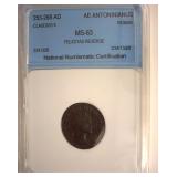253-268 AD Claudius II MS63 Ancient Rome