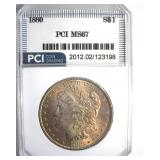 1880 Morgan MS67 LISTS $60000