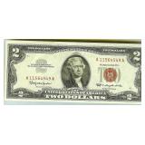 1963 2 Crisp Ch UNC Red Seal