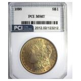 1898 Morgan MS67 LISTS $3300