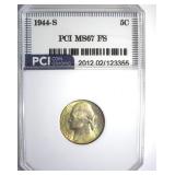 1944-S Nickel MS67 FS LISTS $750