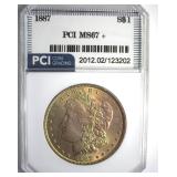 1887 Morgan MS67+ LISTS $6000