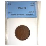1920 Cent NNC MS64+ BN Canada