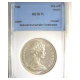 1966 Dollar NNC MS69 PL Canada