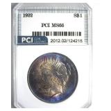 1922 Peace MS66 LISTS $600