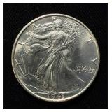 1943 Walking Liberty Gem BU Scarce