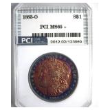1883-O Morgan PCI MS65+ Beautiful Color