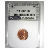 1954 Cent MS67 RD LISTS $11500