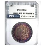 1885 Morgan PCI MS65 Stunning Color