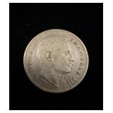 1906 Silver Lira XF- Italy Rare