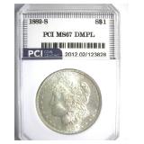 1882-S Morgan MS67 DMPL LIST $10500 IN 66 DMPL