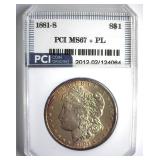 1881-S Morgan MS67+ PL LISTS $3800
