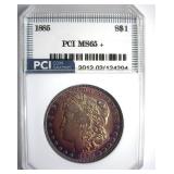 1885 Morgan PCI MS65+ Beautiful Color
